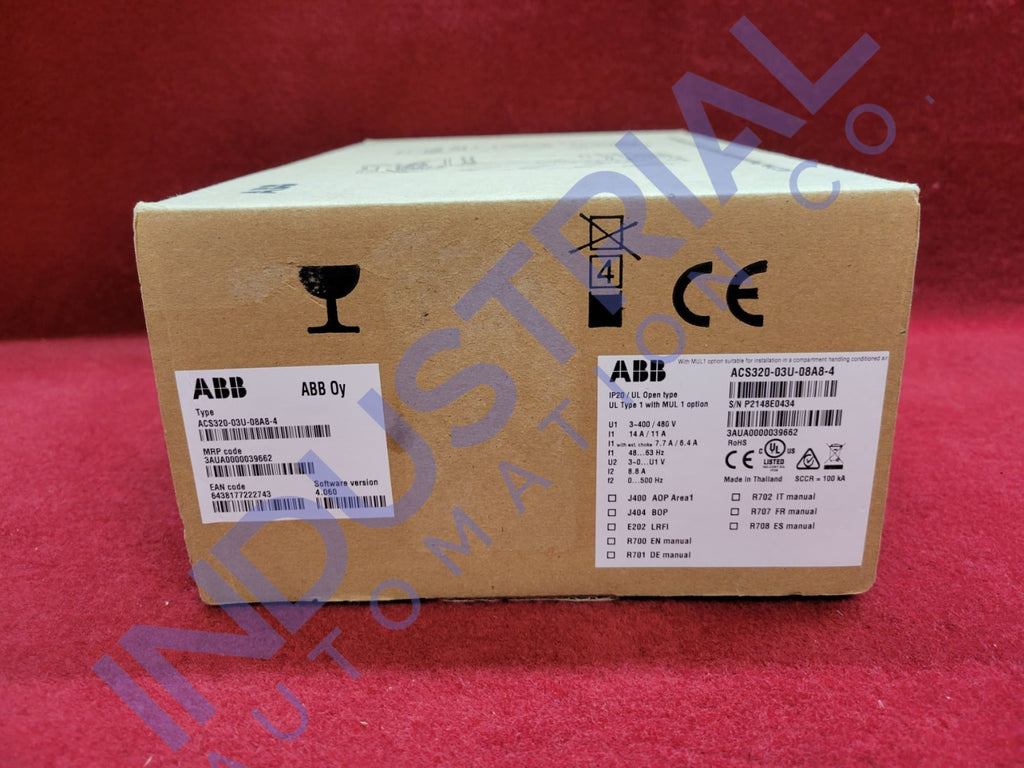 ABB ACS320-03U-08A8-4 New