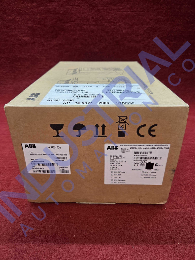 ABB ACS320-03U-14A6-2 + J400 + N7558 + X1558 New