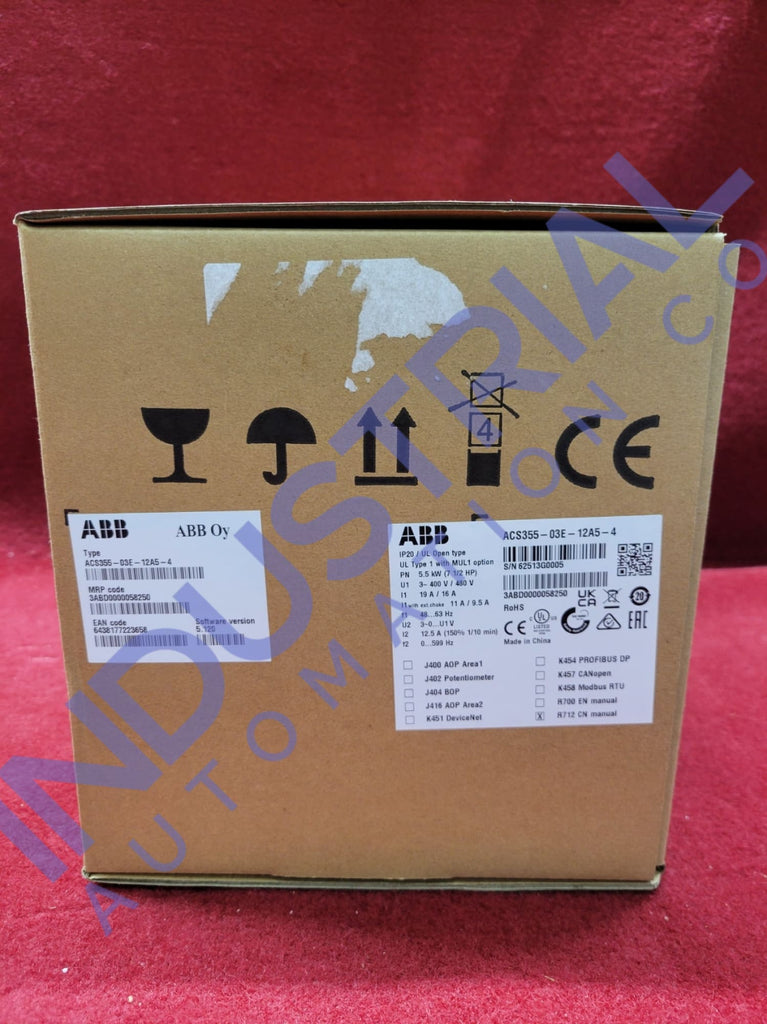 ABB ACS355-03E-12A5-4 New
