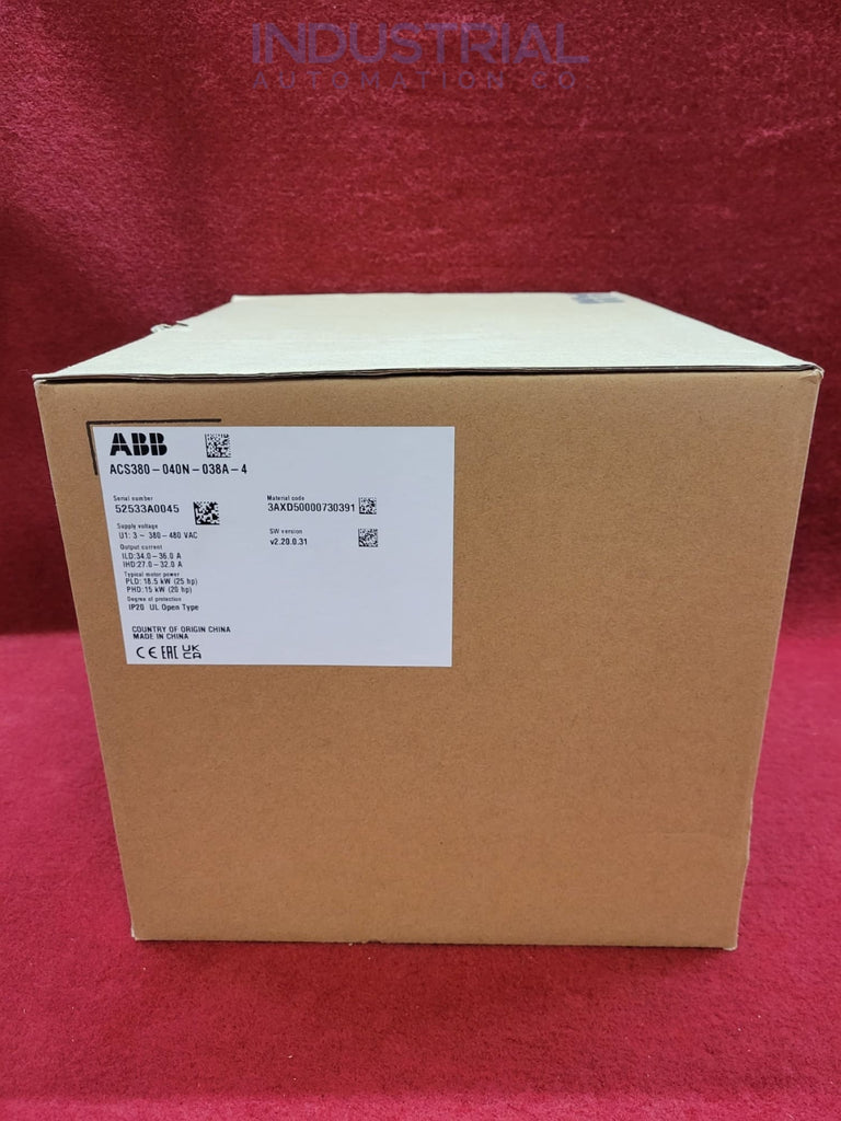 ABB ACS380-040N-038A-4 New