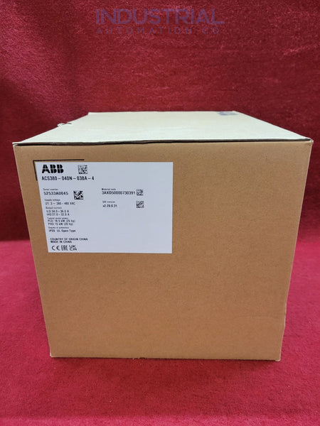 ABB ACS380-040N-038A-4 New