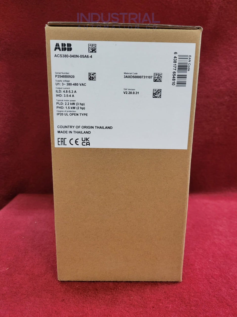 ABB ACS380-040N-05A6-4 New