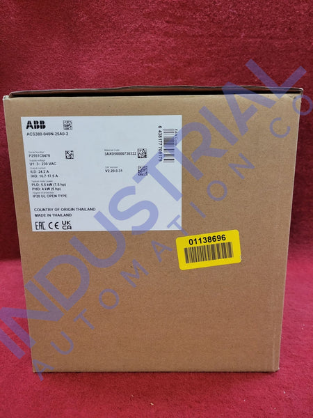 ABB ACS380-040N-25A0-2 New