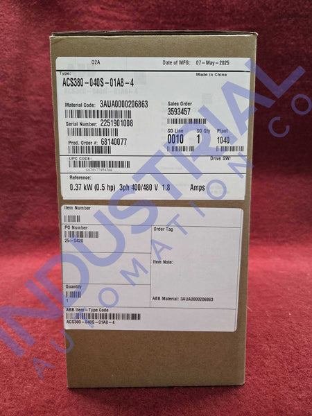 ABB ACS380-040S-01A8-4 New