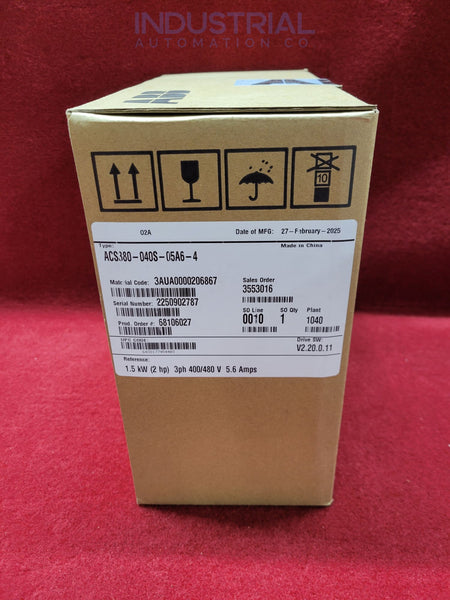 ABB ACS380-040S-05A6-4 New