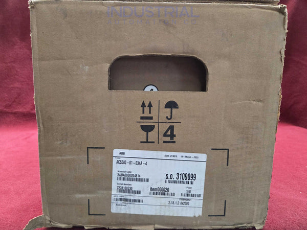 ABB ACS580-01-034A-4 New Surplus Adjustable Frequency AC Drive
