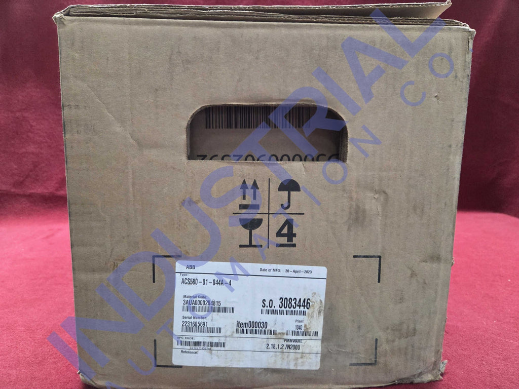 ABB ACS580-01-044A-4 New Surplus Adjustable Frequency AC Drive