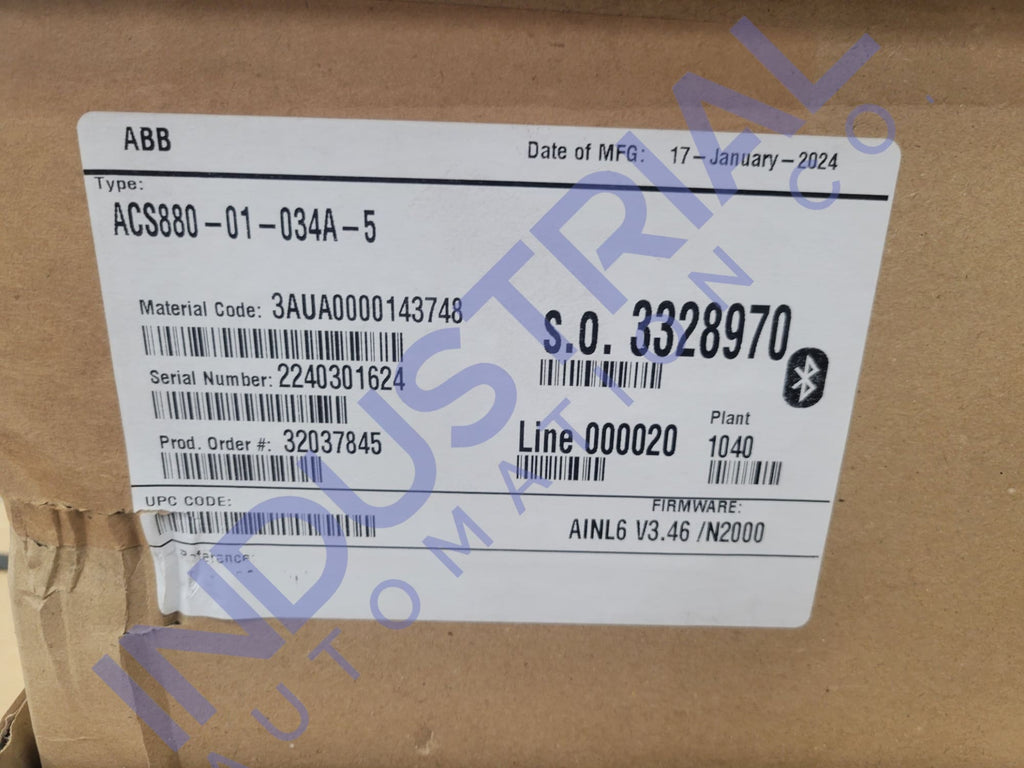ABB ACS880-01-034A-5 New Adjustable Frequency AC Drive