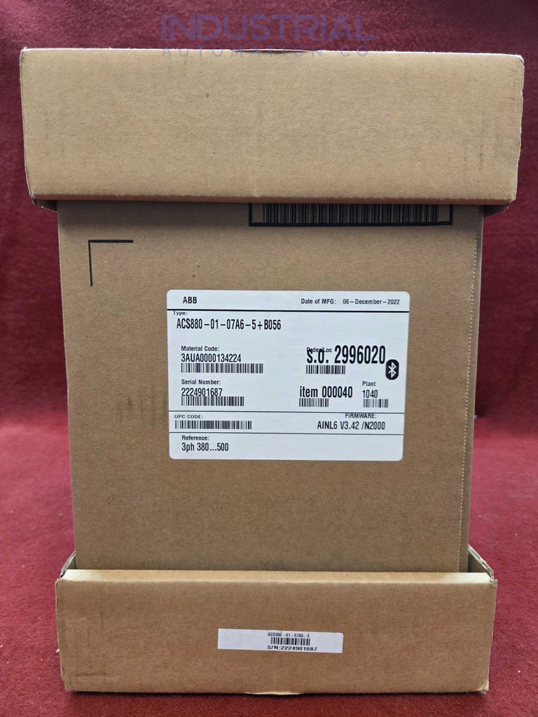 ABB ACS880-01-07A6-5 + B056 - New