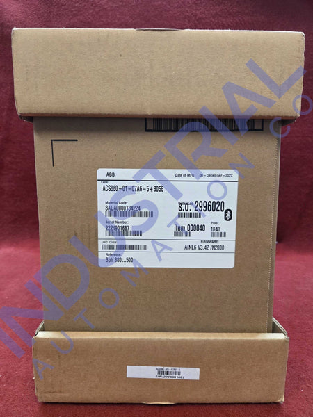 ABB ACS880-01-07A6-5 + B056 - New