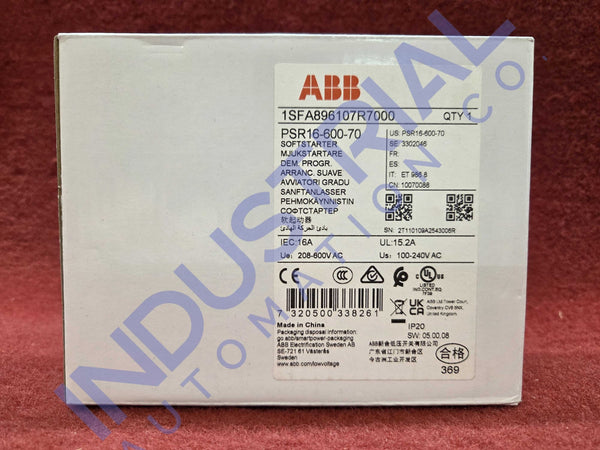 ABB PSR16-600-70 New
