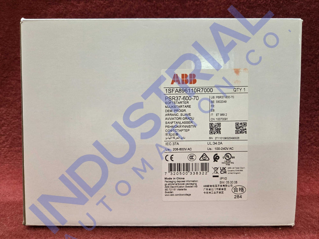 ABB PSR37-600-70 New