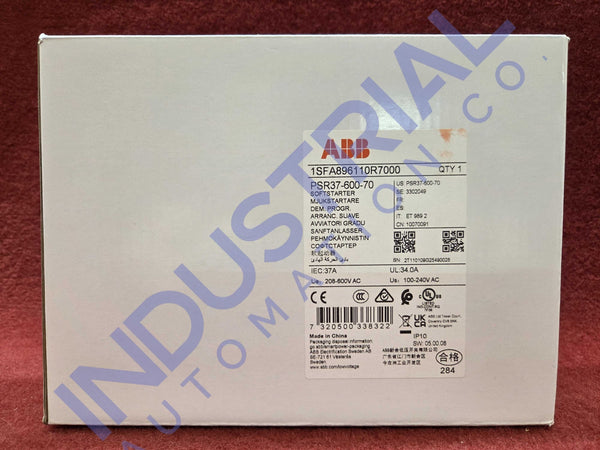 ABB PSR37-600-70 New