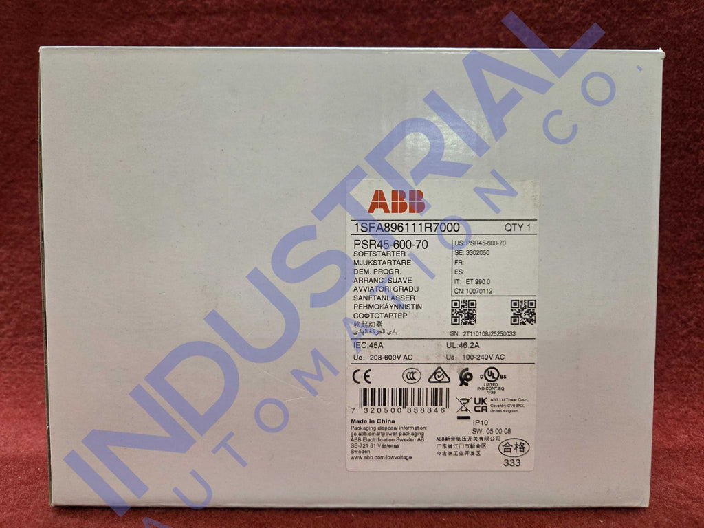 ABB PSR45-600-70 New