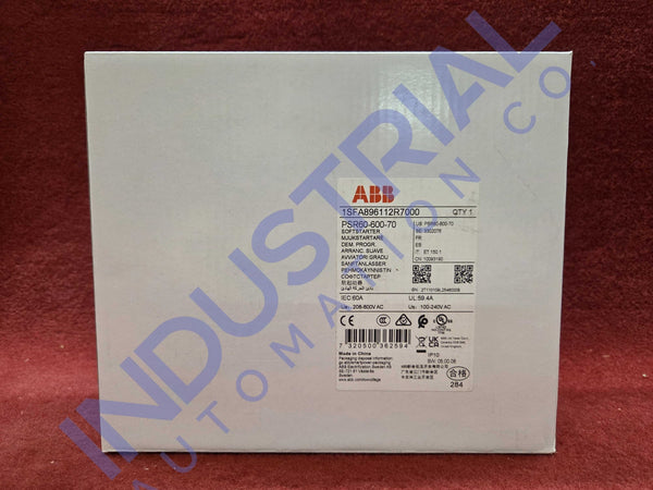 ABB PSR60-600-70 New