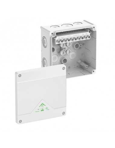Altech 810-120-01 Abox 100 blanc avec 5 pôles - Lot de 9