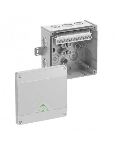 Altech 810-421-01 Abox 100AB gris avec 5 pôles - Lot de 9