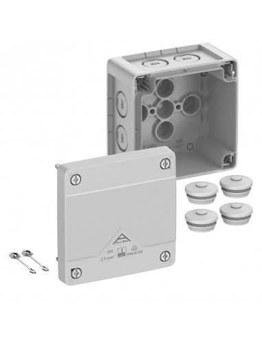 Altech 402-400-01 Abox Pro 025 gris, vide - Lot de 6