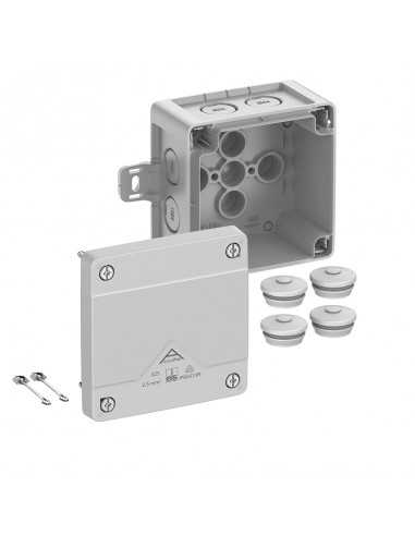 Altech 402-401-01 Abox Pro 025AB gris, vide - Lot de 6