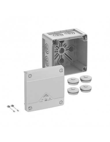 Altech 404-400-01 Abox Pro 040 gris, vide - Lot de 6
