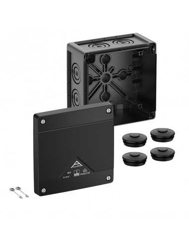 Altech 406-000-01 Abox Pro 060 noir, vide - Lot de 4