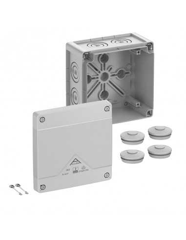 Altech 406-400-01 Abox Pro 060 gris, vide - Lot de 4