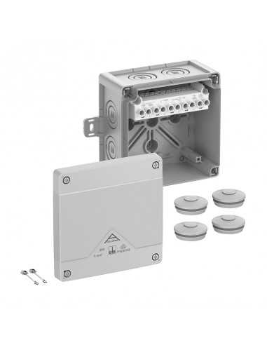 Altech 406-421-01 Abox Pro 060AB gris avec 5 pôles - Lot de 9