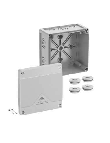 Altech 410-400-01 Abox Pro 100 gris, vide - Lot de 4
