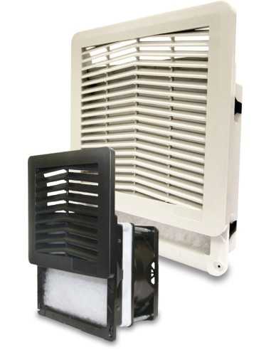 Ventilateur filtrant Altech AFF-2020B-120VAC, 120VAC, 46CFM