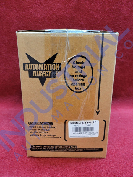 Automation Direct GS3-41P0 New