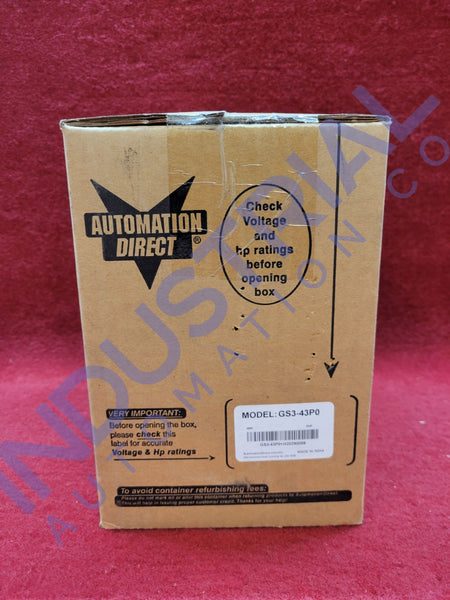 Automation Direct GS3-43P0 New