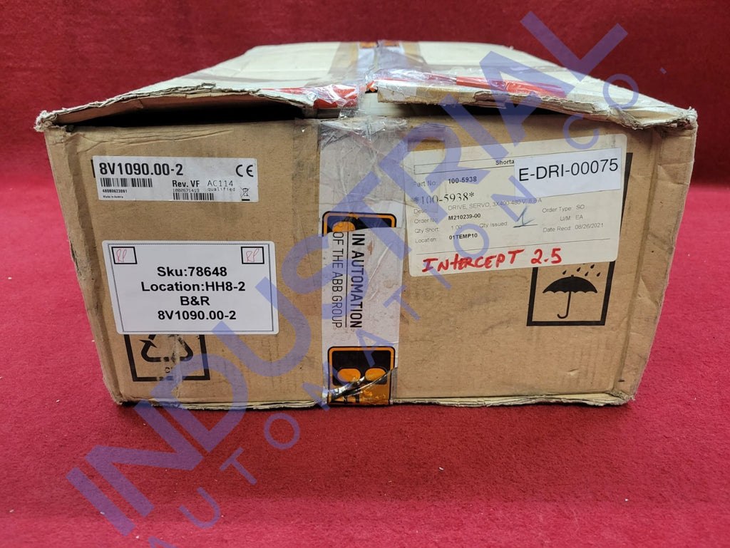 B&R Automation 8V1090.00-2 New Surplus