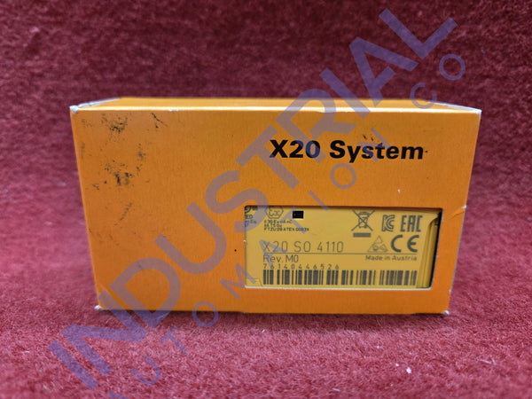 B&R Automation X20SO4110 New