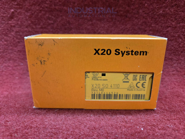 B&R Automation X20SO4110 New