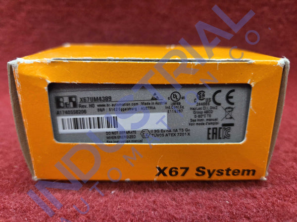 B&R Automation X67UM4389 New