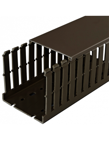Goulotte Altech B100X100T/B, 100x100mm, longueur 2m - Lot de 4