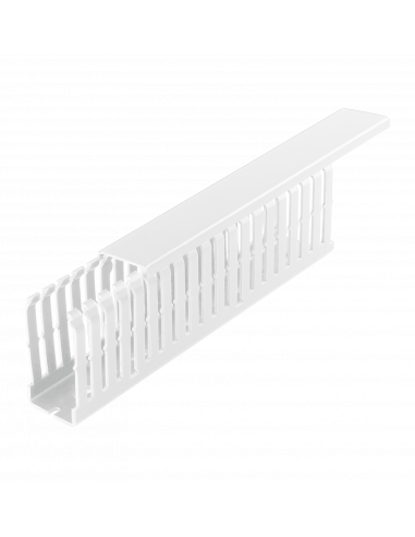 Goulotte Altech B50X100T/W, 50x100mm, longueur 2m - Lot de 4