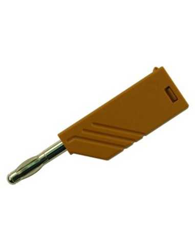 Altech 934100105 Fiche banane LAS N WS MARRON - Lot de 50