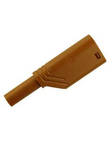 Altech 934099105 Fiche banane LAS S WS MARRON - Lot de 50