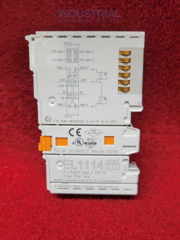 Beckhoff EL1114 IAC Certified Refurbished