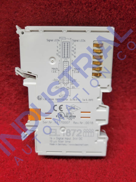 Beckhoff EL1872 IAC Certified Refurbished