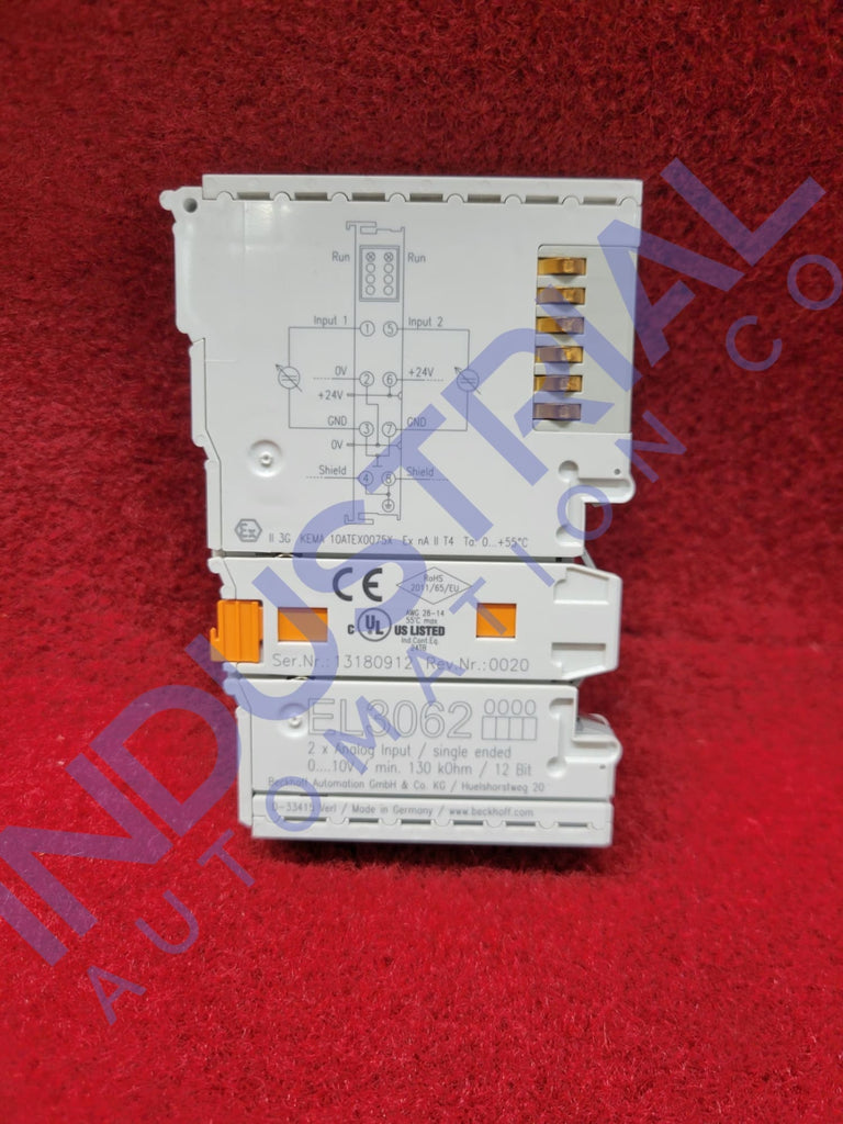 Beckhoff EL3062 IAC Certified Refurbished