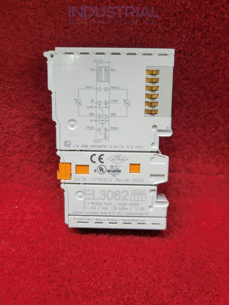 Beckhoff EL3062 IAC Certified Refurbished