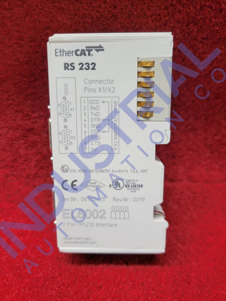 Beckhoff EL6002 IAC Certified Refurbished