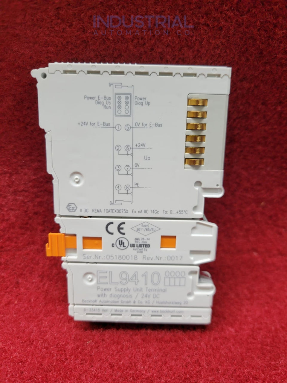 Beckhoff EL9410 IAC Certified Refurbished