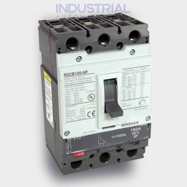 Circuit Breaker 80 A - 150 Frame 3P 600 VAC, H-High Fault, FTU Trip Unit, 65 KAIC Interrupt at 480 VAC