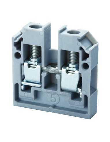 Altech CMB4/BU Bornier, Vis, Montage sur panneau, Traversant - Lot de 200
