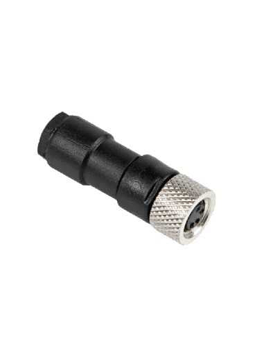 Altech CNF08-S3LP0-BP5 Connecteur de câblage sur site, M8, femelle, droit, 3 pôles - Lot de 50