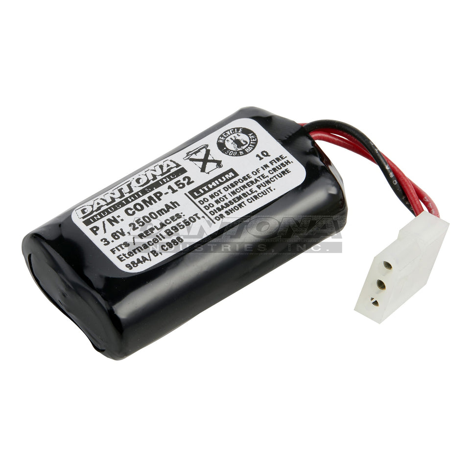 Replacement Battery for the Modicon 984B - 3.6V 2500mAh Lithium