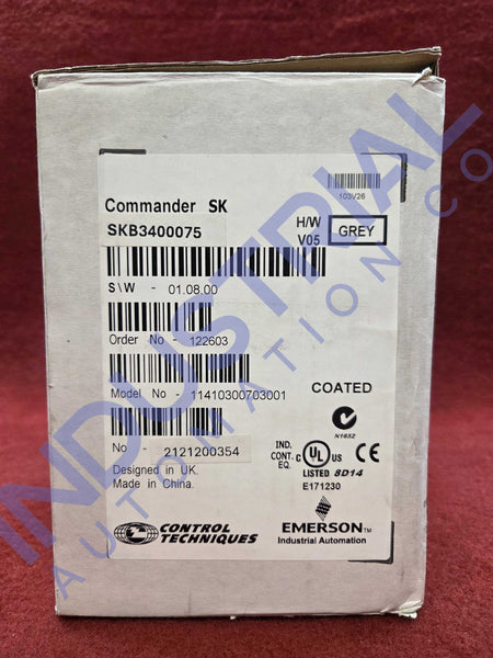 Control Techniques SKB3400075 New